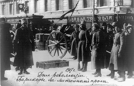 barricade, 1917