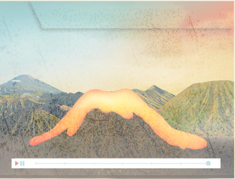 Formation d'un volcan